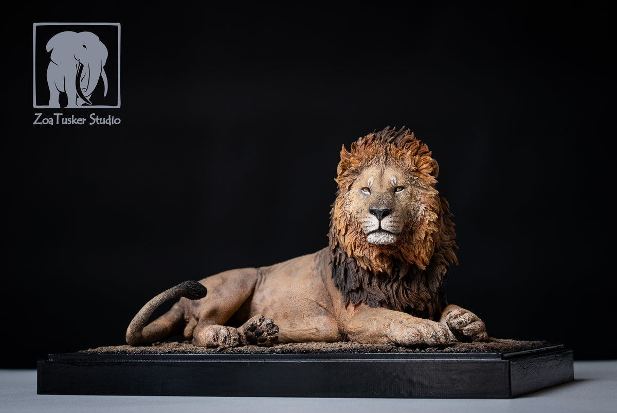 De CLAY Studio Weißes Nashorn Modell