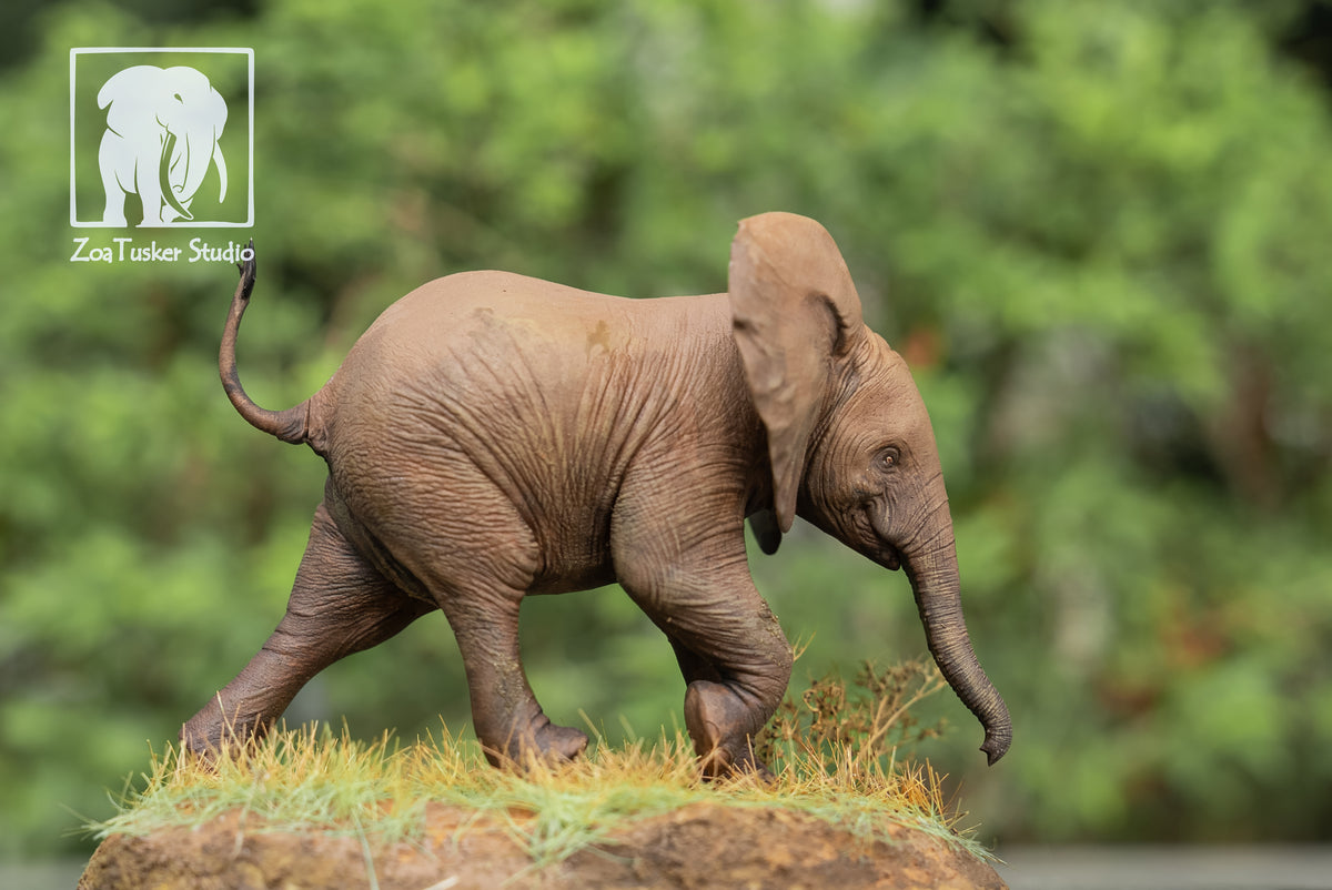 ZoaTusker Studio African Elephant Queen Dida Model