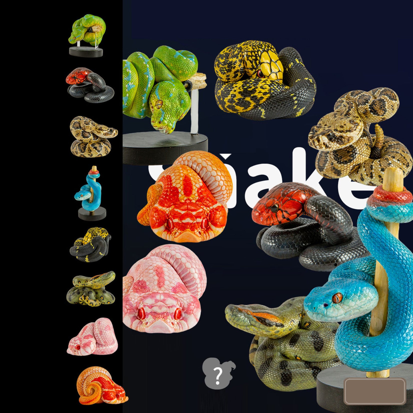 Animal Heavenly Body Snake 4.0 Animal Figurine Model