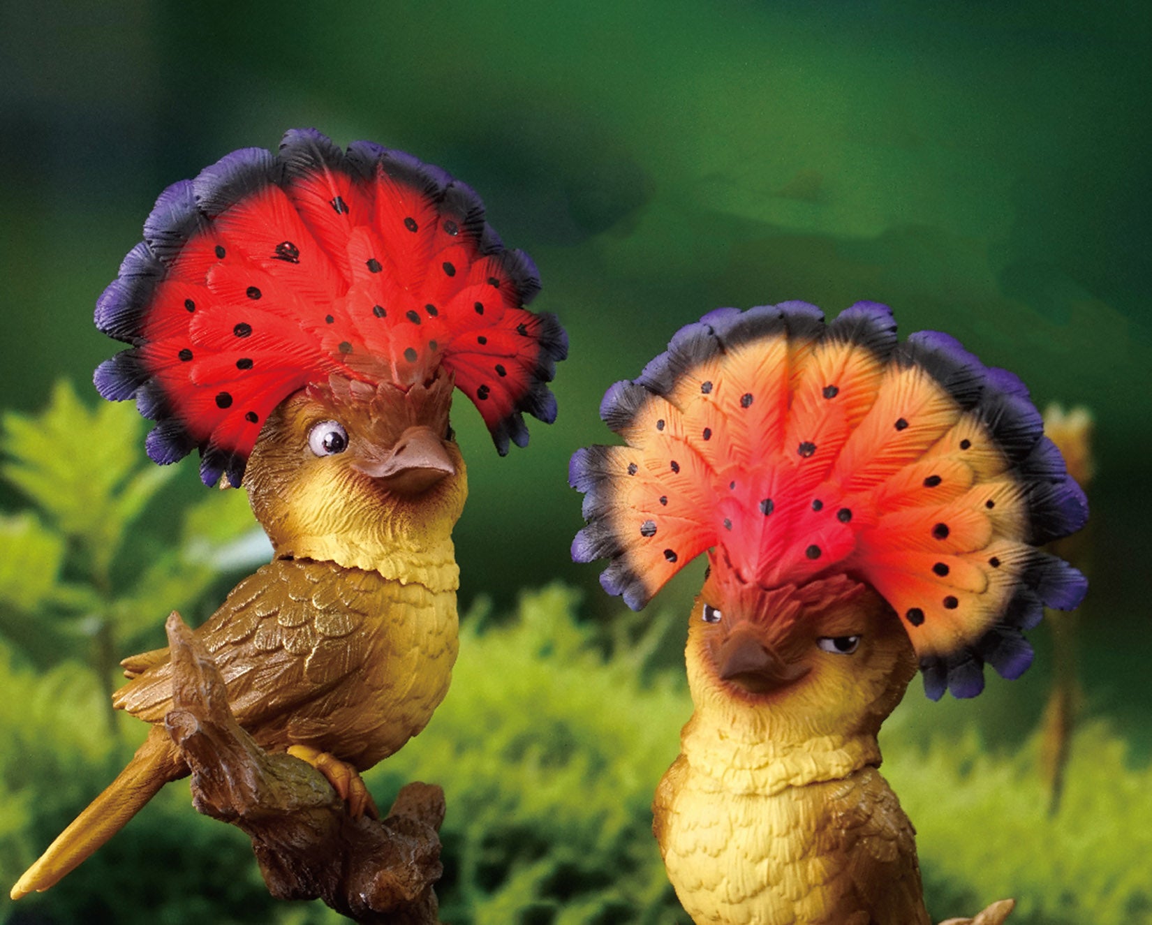 Onychorhynchus Coronatus Model Resin Bird Figure