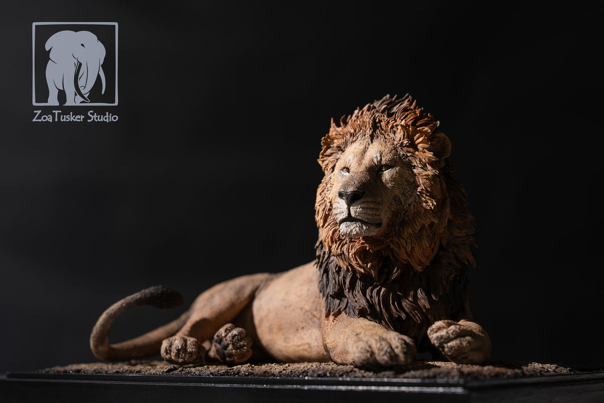 De CLAY Studio Weißes Nashorn Modell