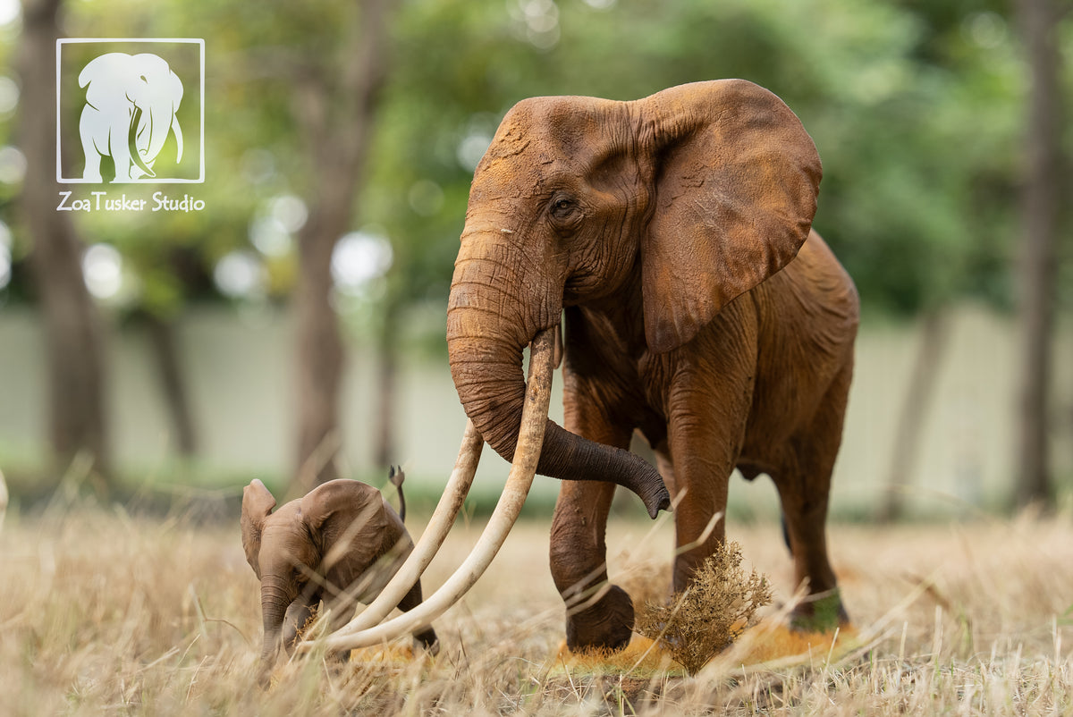 ZoaTusker Studio African Elephant Queen Dida Model