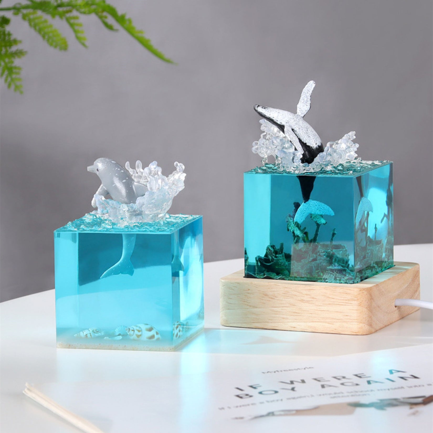 Marine Animal Minimize Scene Unique Design