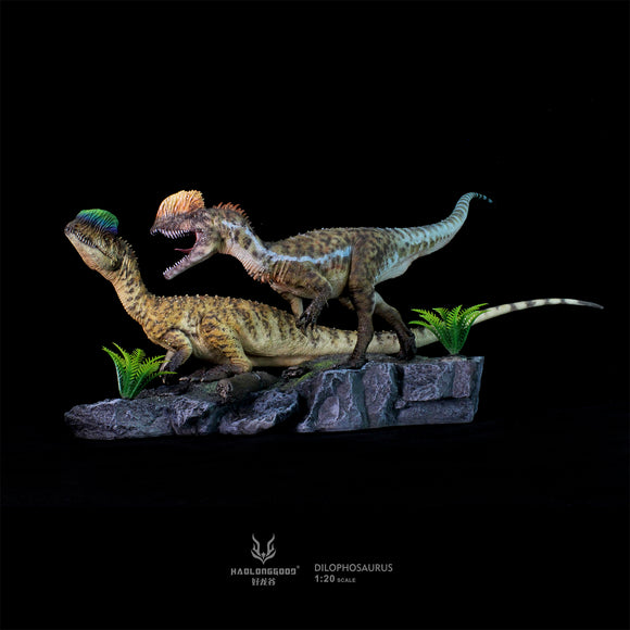 HAOLONGGOOD 1:20 Scale Dilophosaurus Pair Model