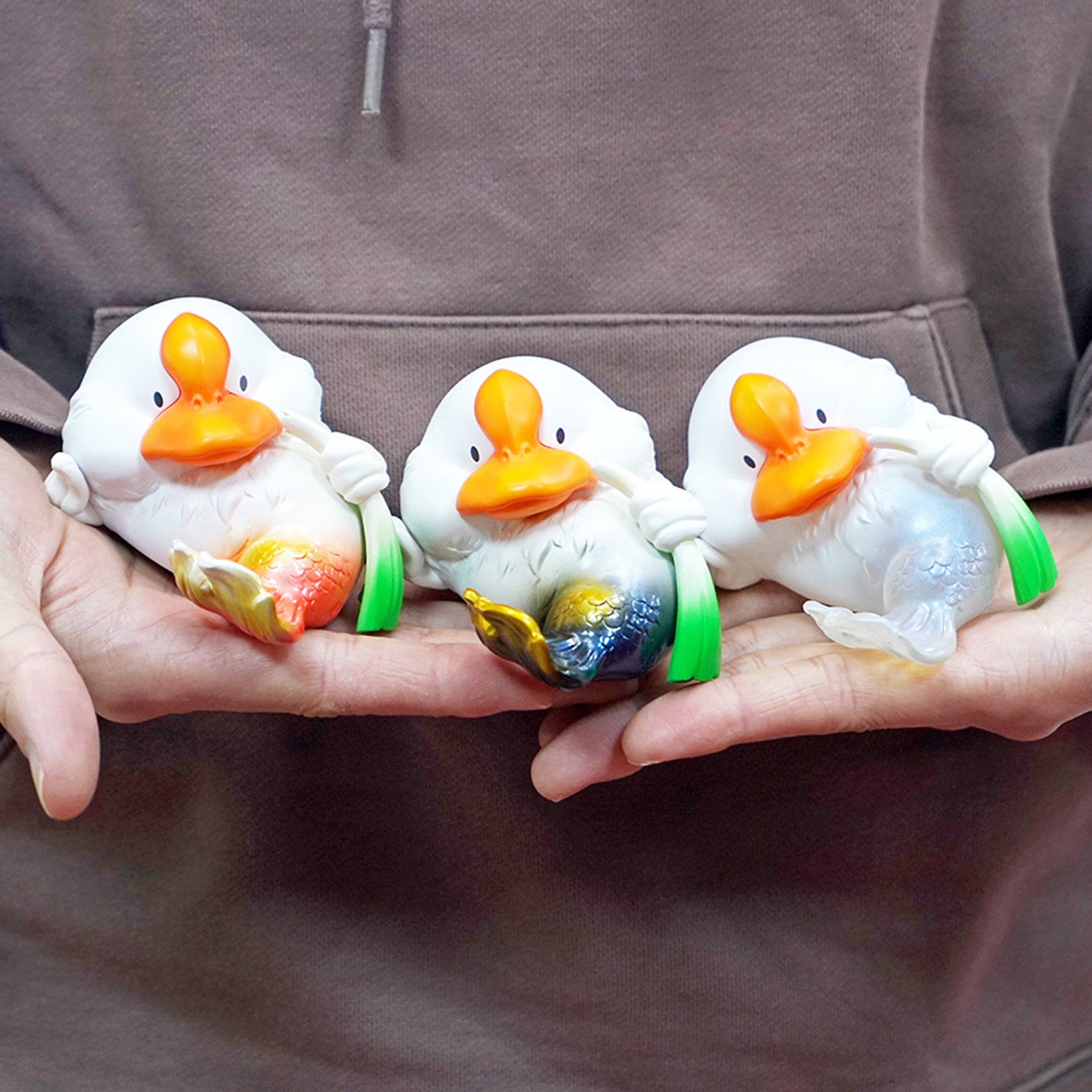 Lucky Duck Statue Animal Figure