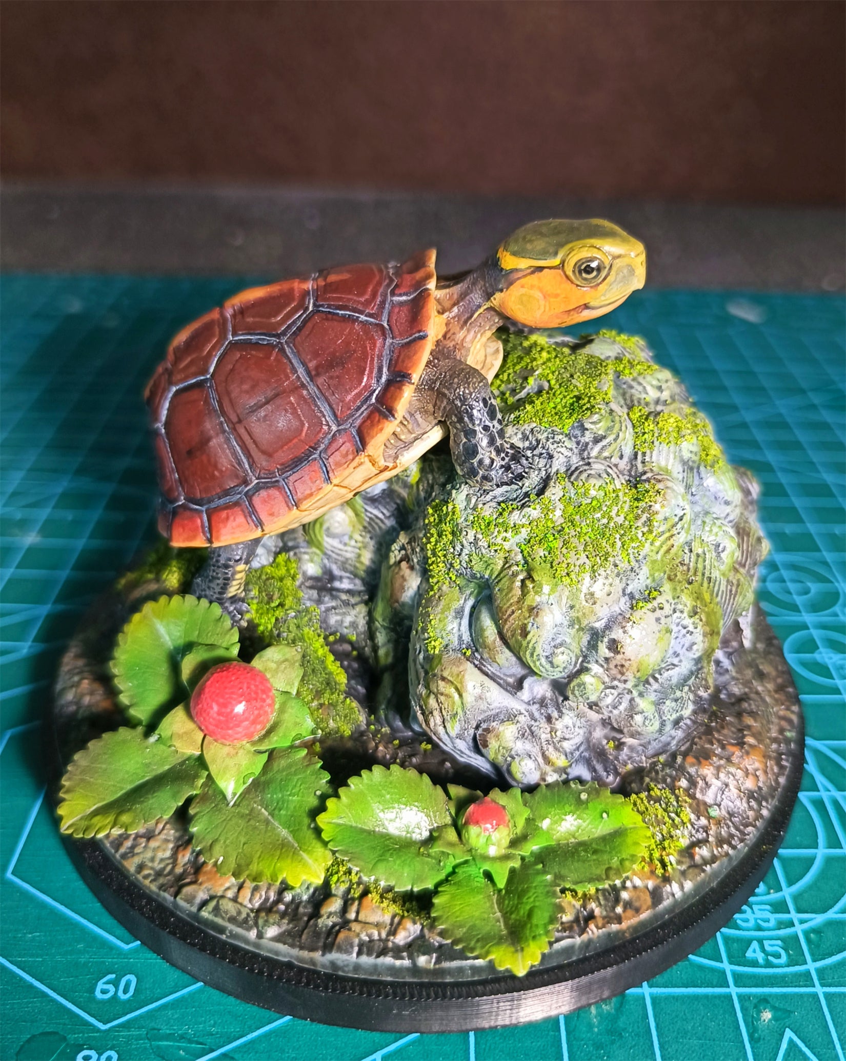 Yellow-margined Box Turtle Baby Model