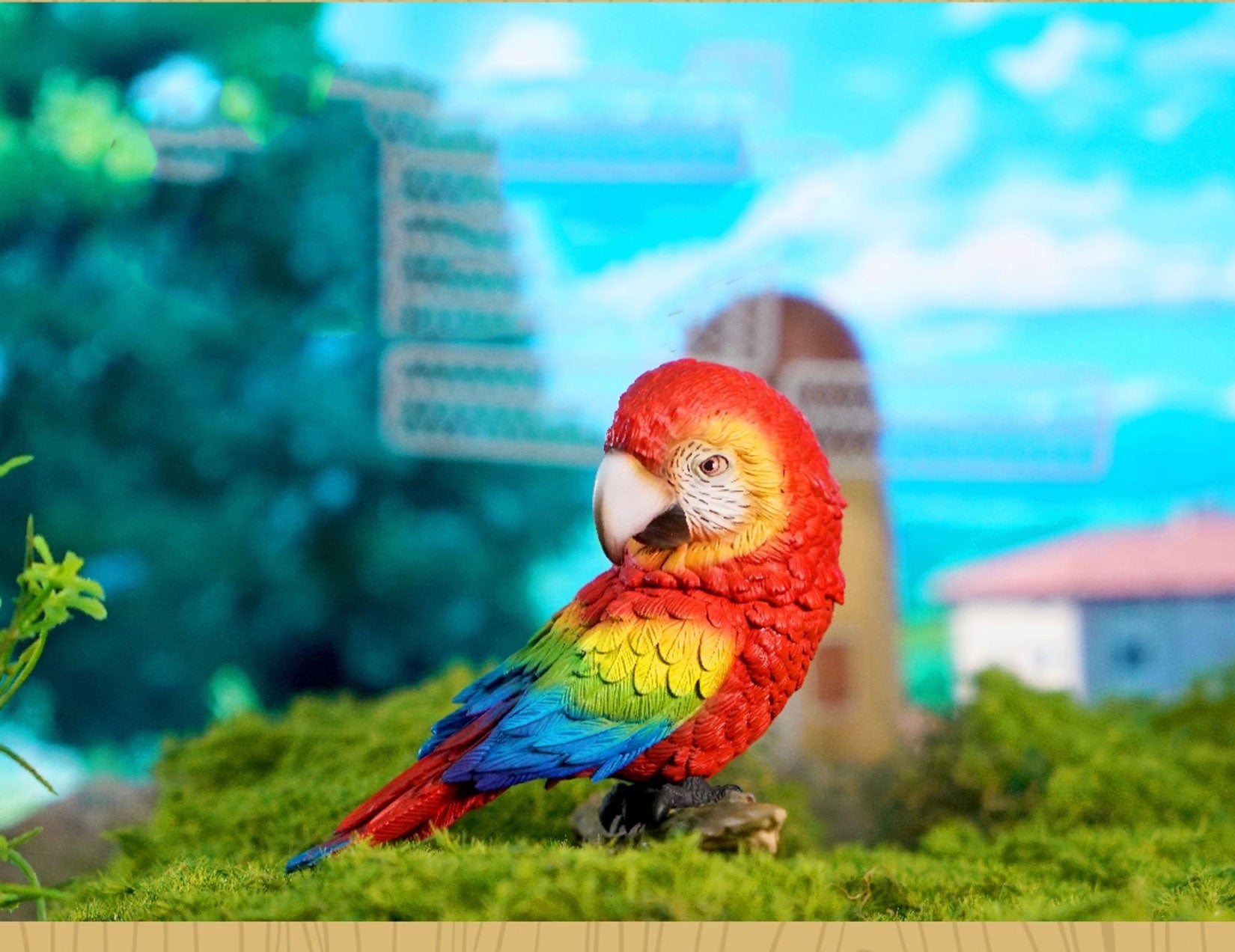 Ara Ararauna & Ara Macao Parrot Model