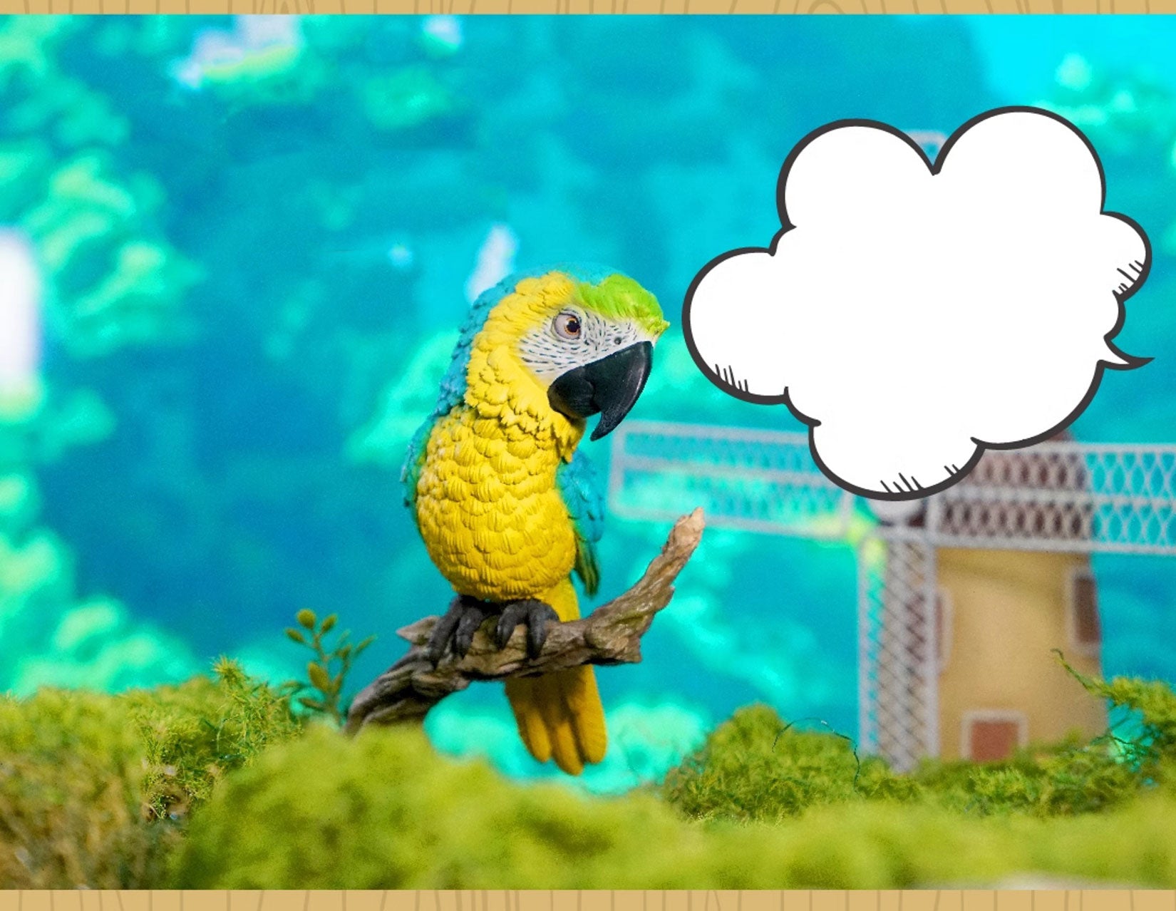 Ara Ararauna & Ara Macao Parrot Model