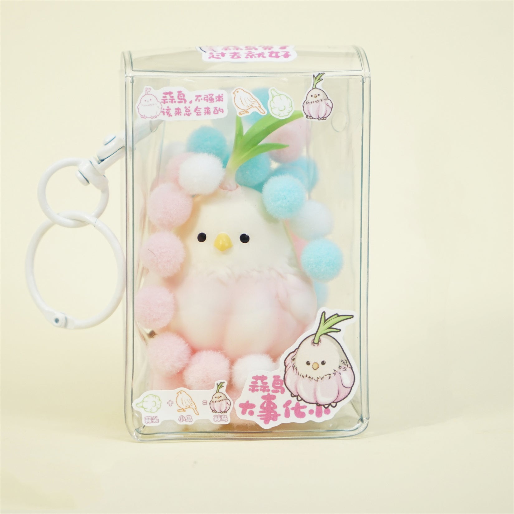 Garlic Bird Model Charm Creative Decoration Gift