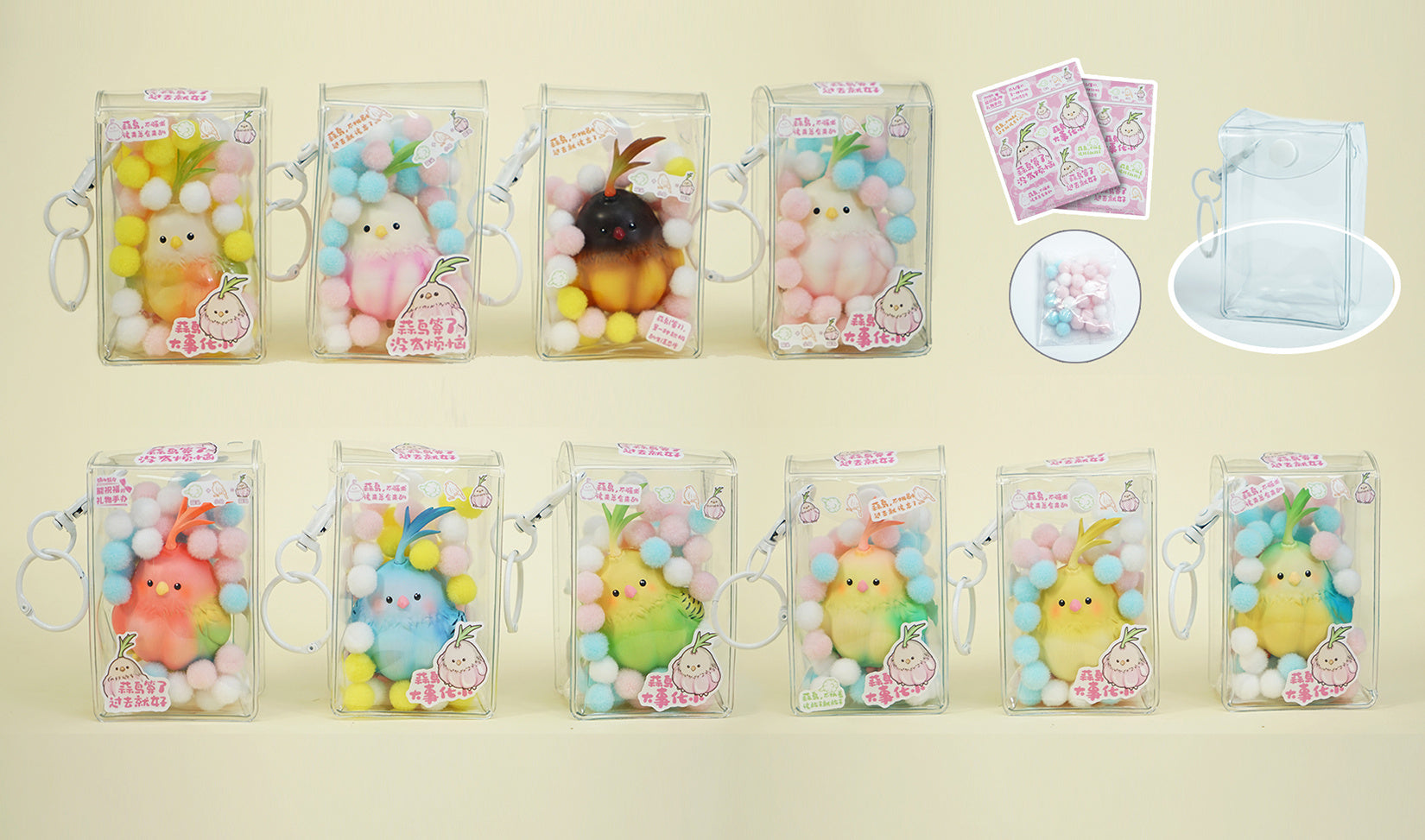 Garlic Bird Charm Model