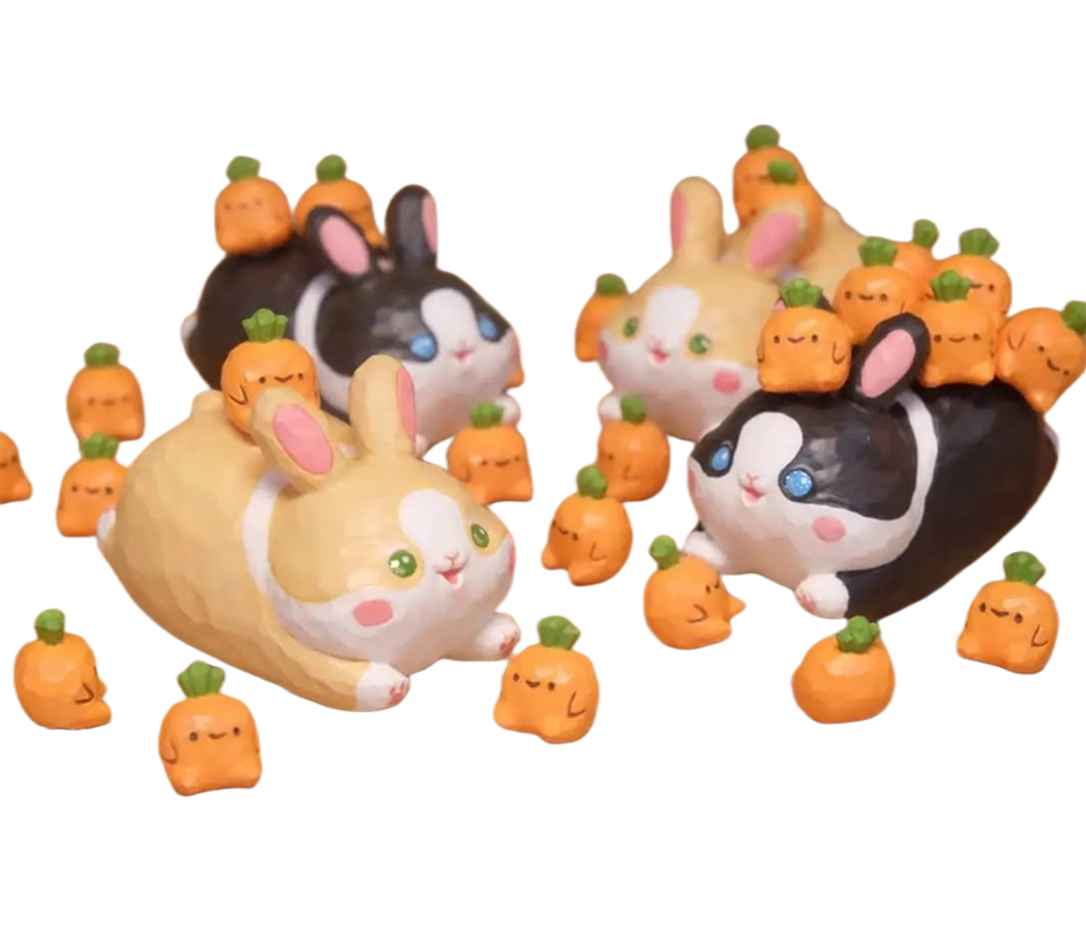 Rabbit Pulling Radish Model