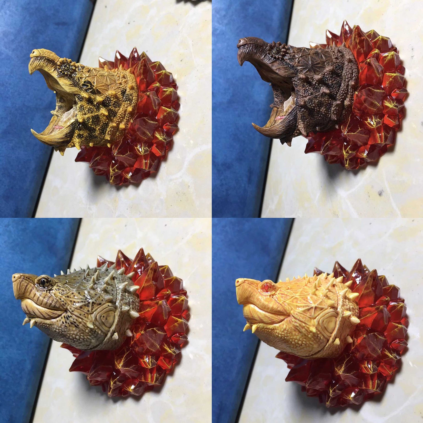 Chelydridae Resin Fridge Magnet Model