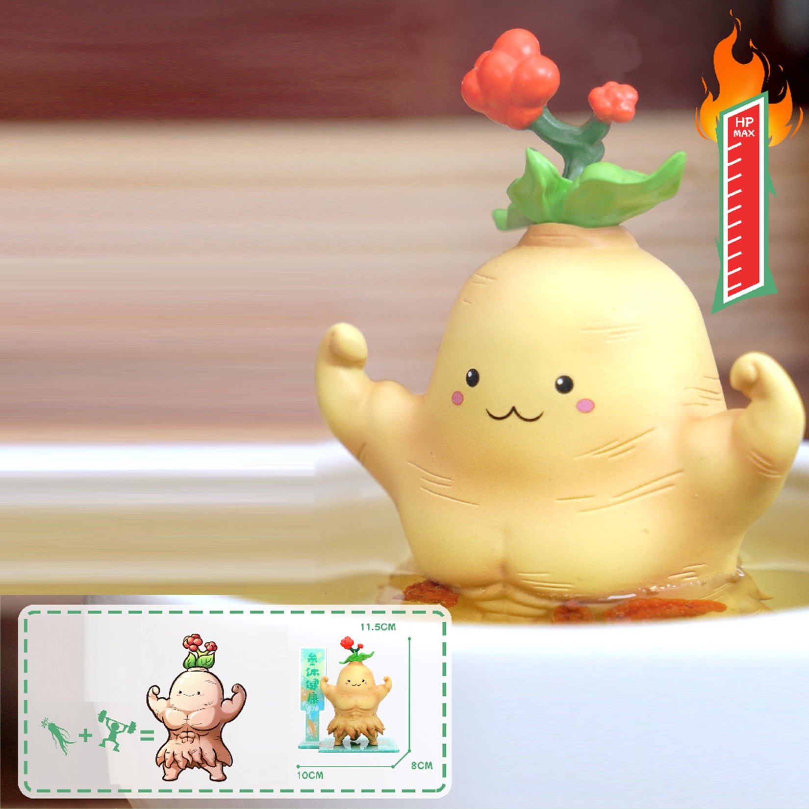 Ginseng Doll Model Creative Figure