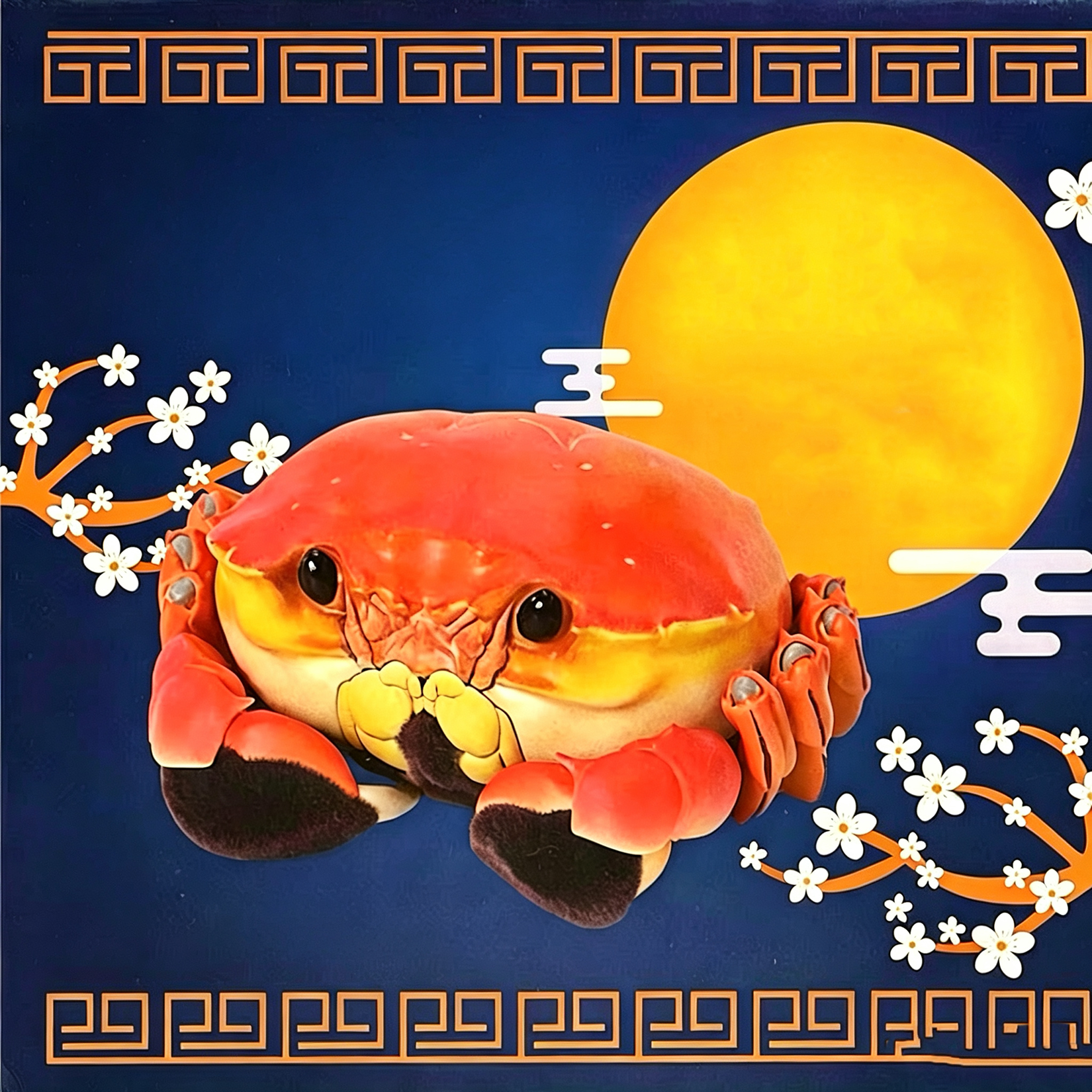 Animal Heavenly Body Chinese Mitten Crab PLUS‑Version Model