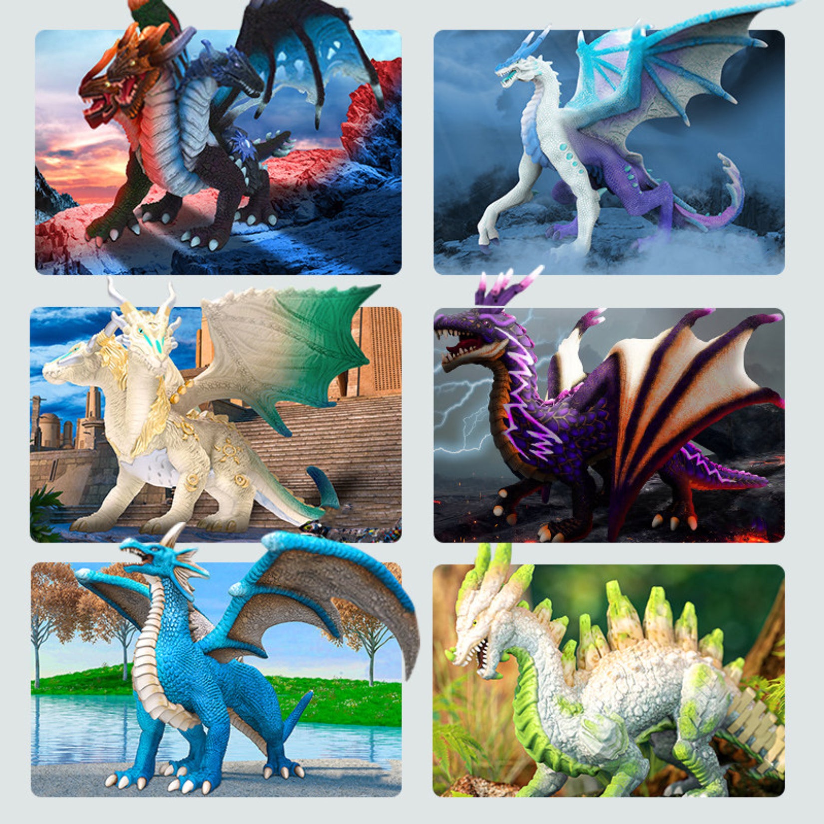 RECUR Flying Dragon Models