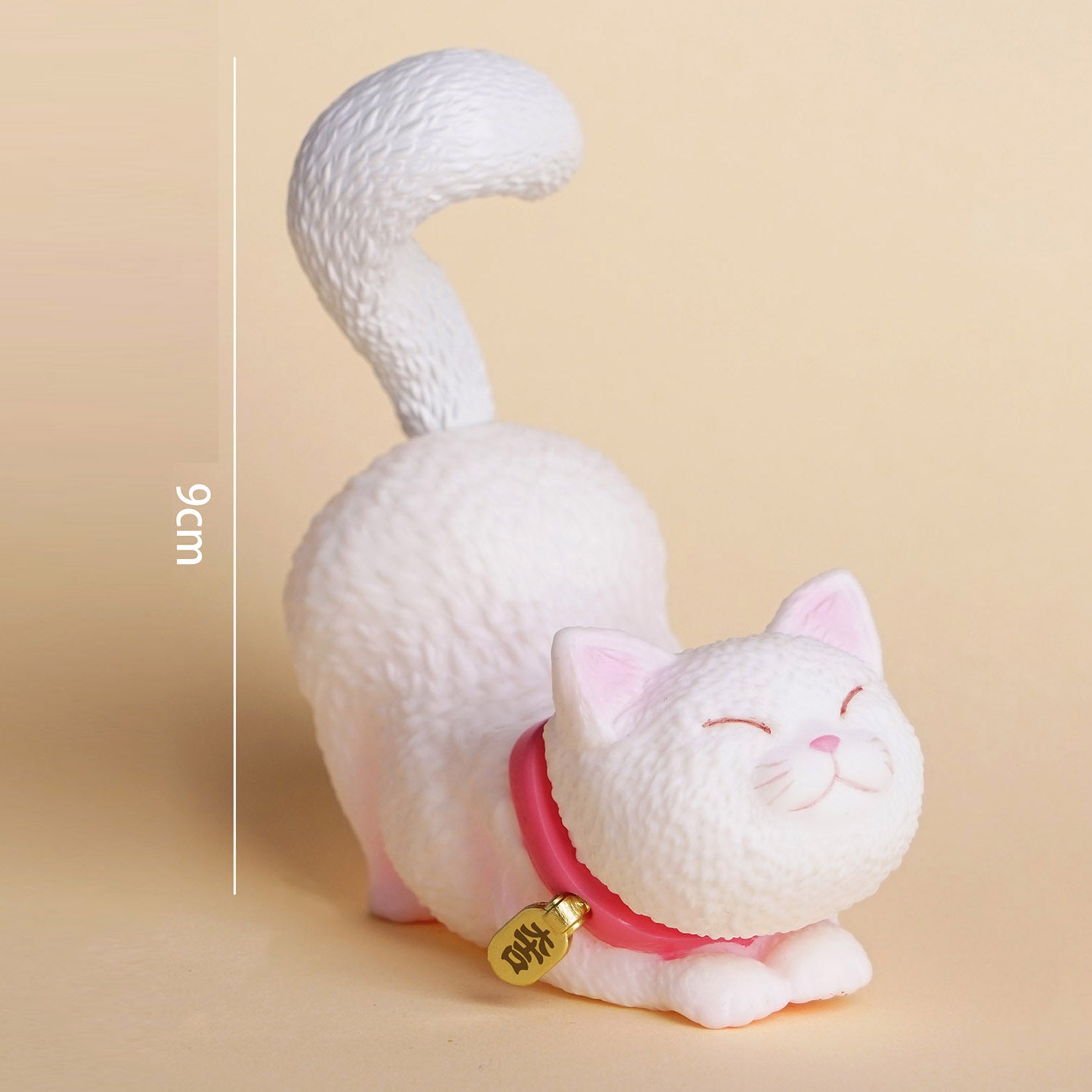 Flop-over Cat Model Resin Animal Figure