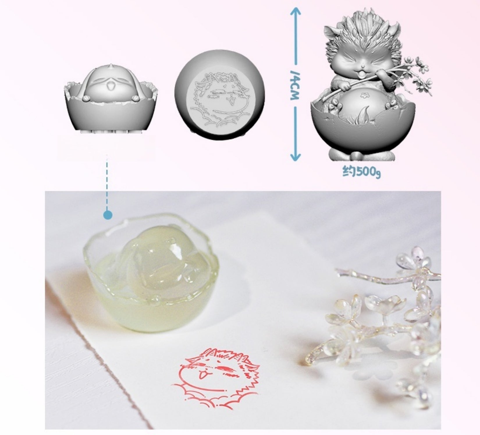 1:12 Scale Zouwu Model Crystal Transparent  Edition