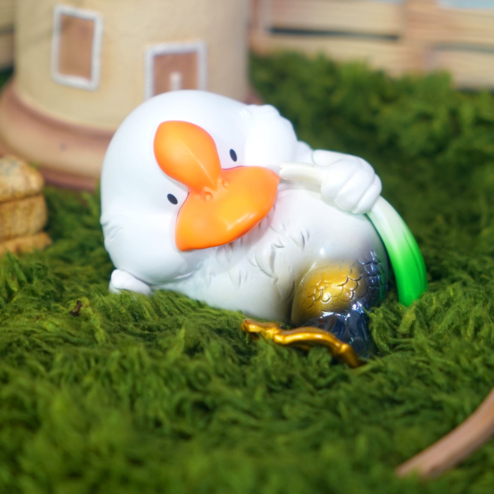 Lucky Duck Statue Animal Figure