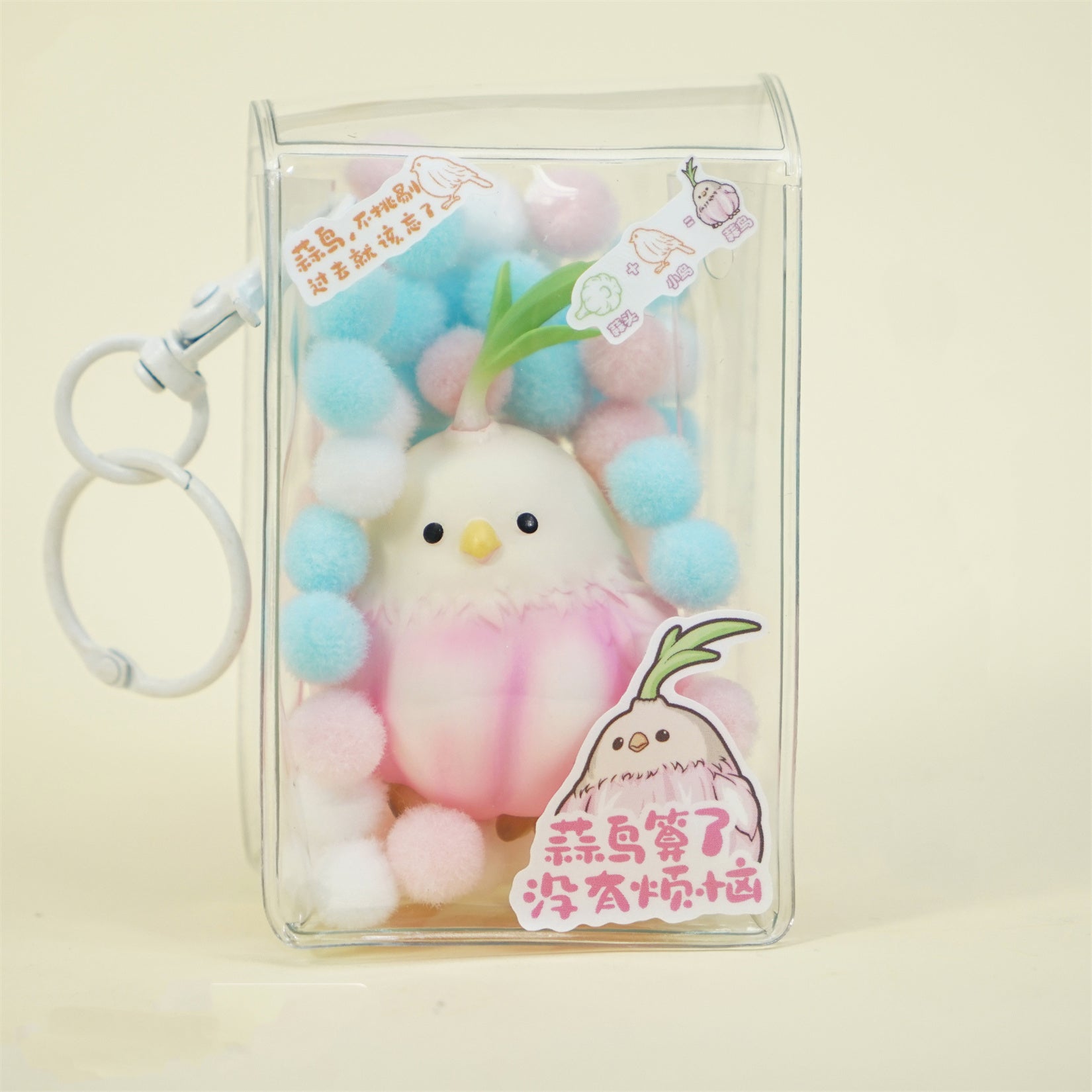 Garlic Bird Model Charm Creative Decoration Gift