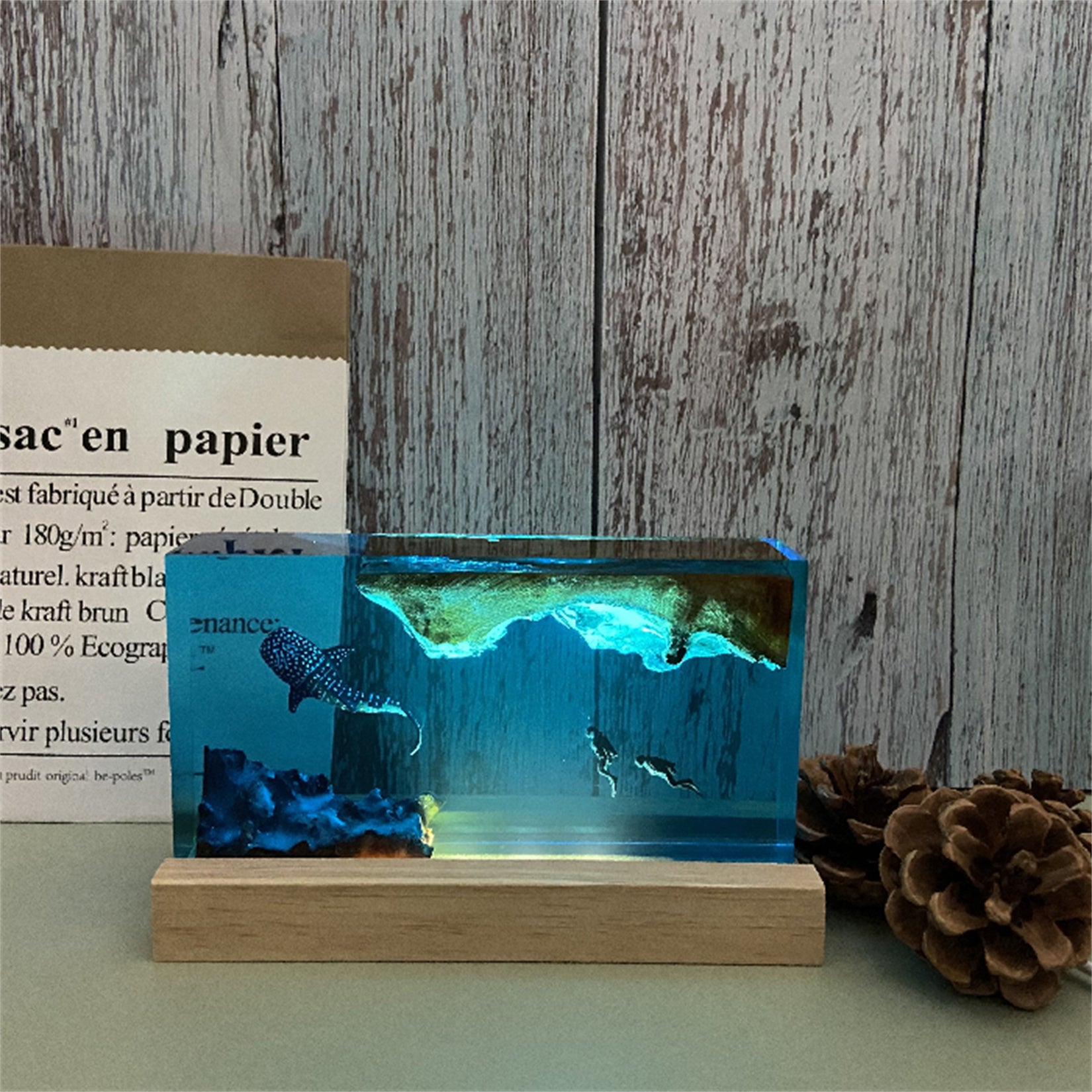 Resin Whale Shark Finished Ocean Model Scene Decoration