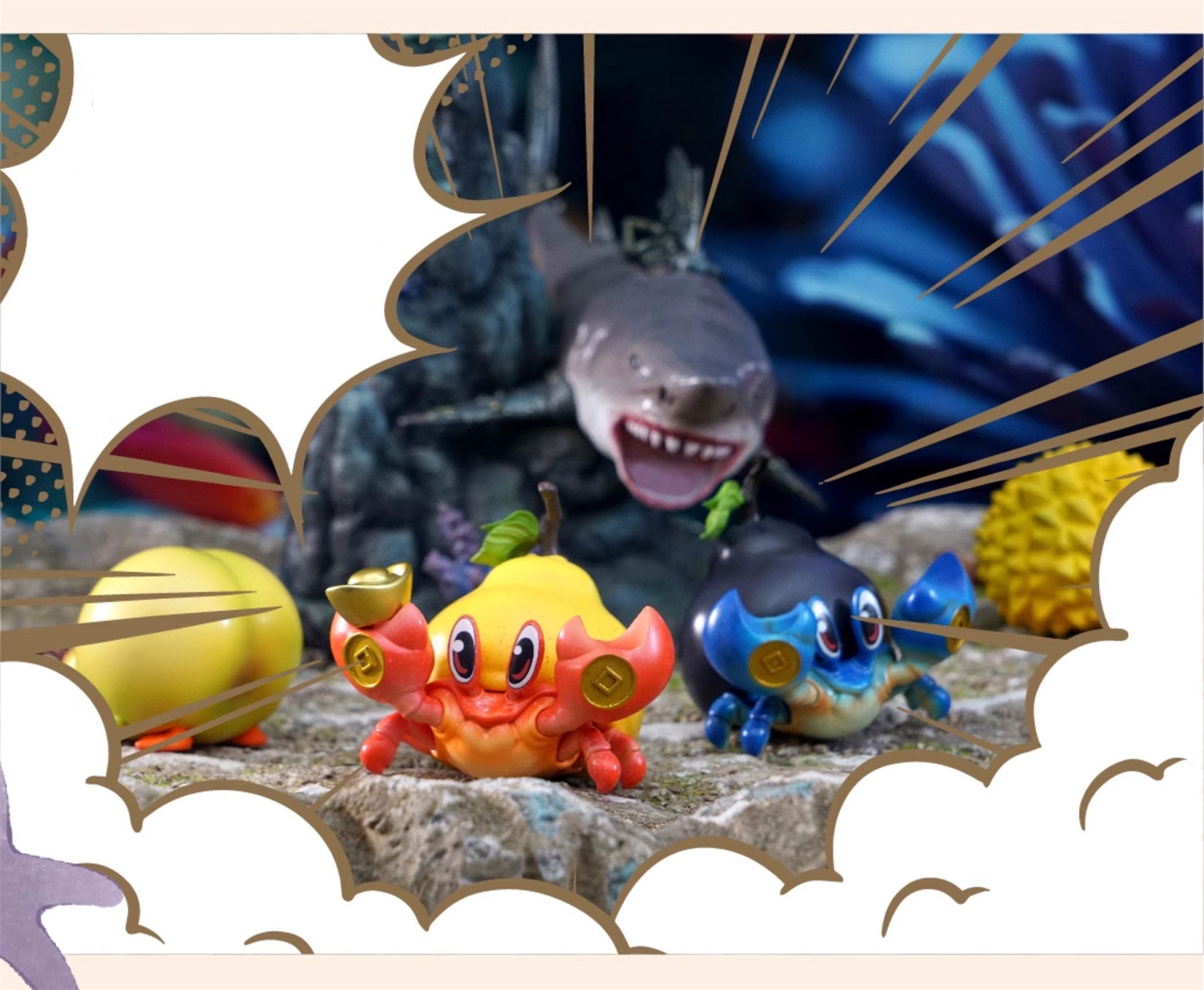 Einsiedlerkrebs Birnenmodell Kreative Figur 