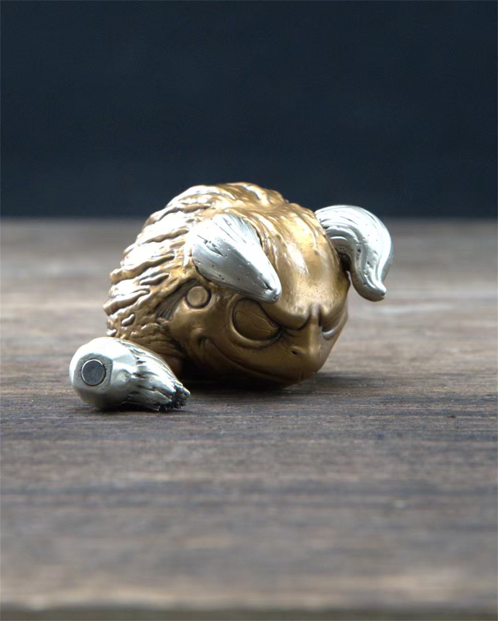 BOWUZHI Studio African bullfrog Bronze Model