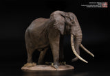 De CLAY Studio African Bush Elephant Scene Statue