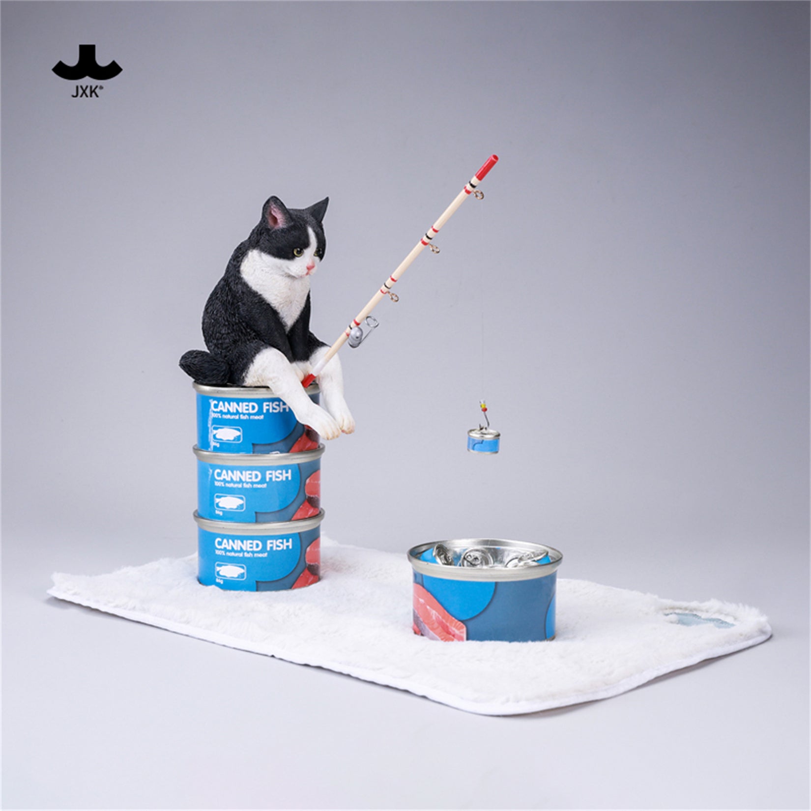 JXK Dream-Fishing Kitten Figure