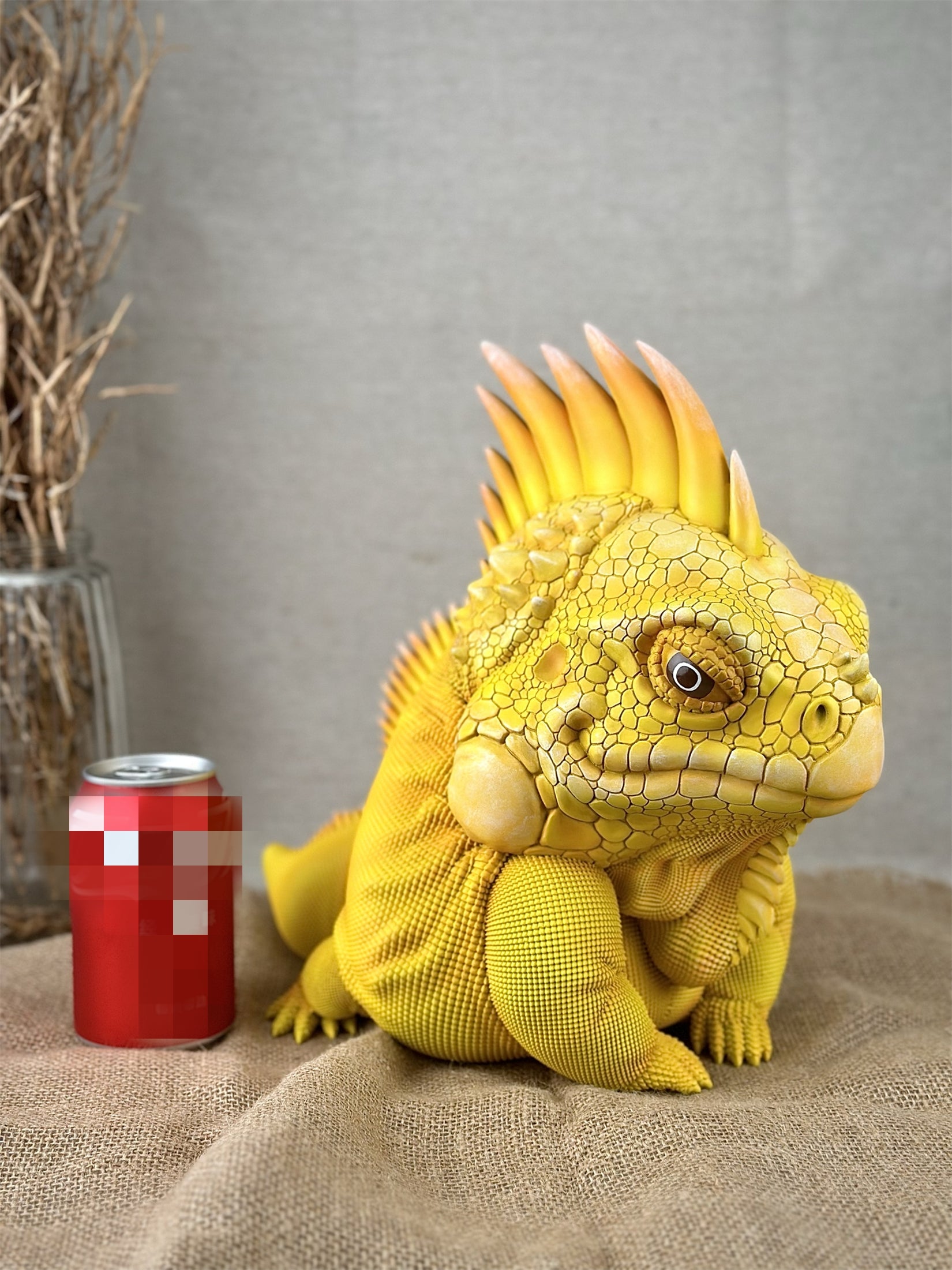 Plus Green Iguana Figure