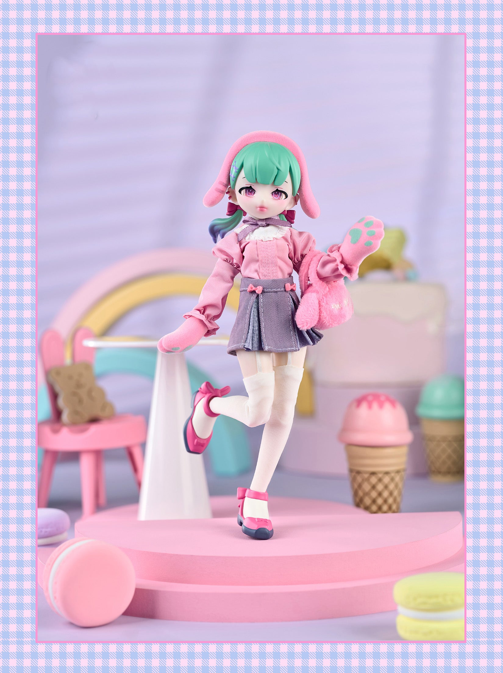 Eve Lynna Fluffy Bunny MJD Action Figure