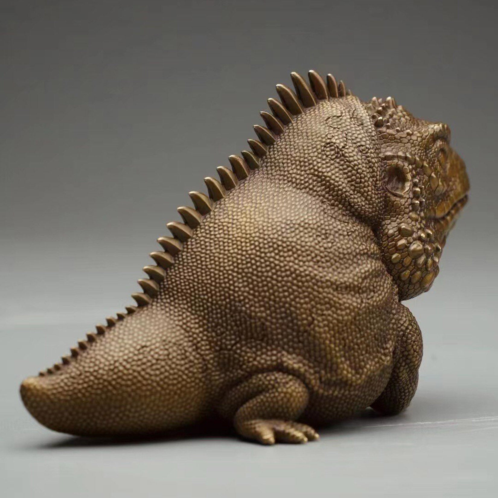 BOWUZHI Studio Bronze Cyclura lewisi Model