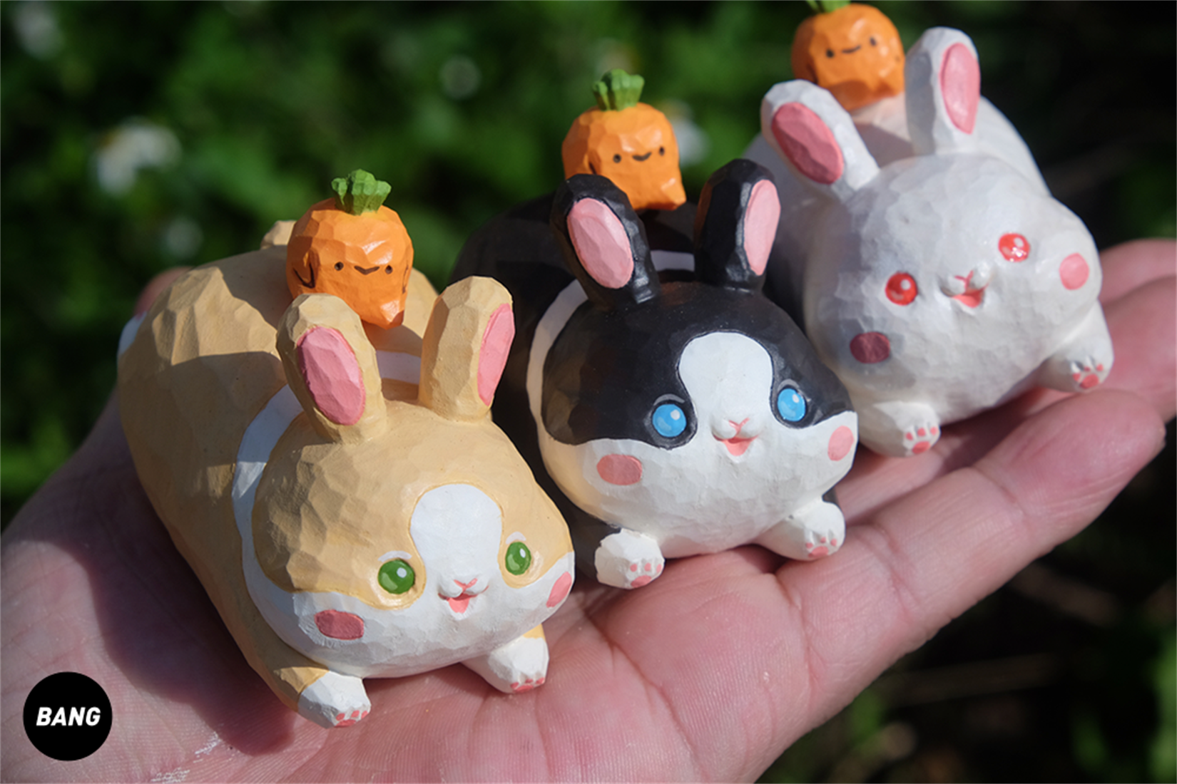 Rabbit Pulling Radish Model