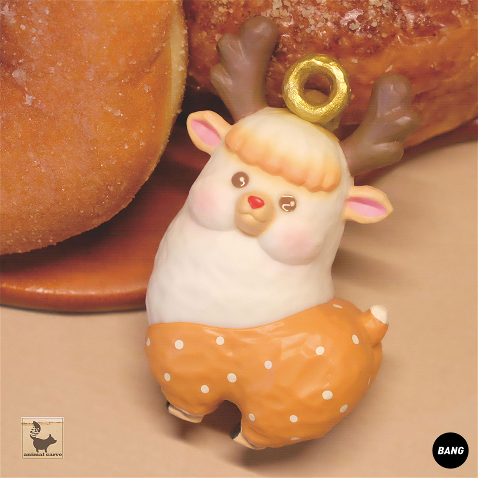 Donuts Elk Christmas Decor