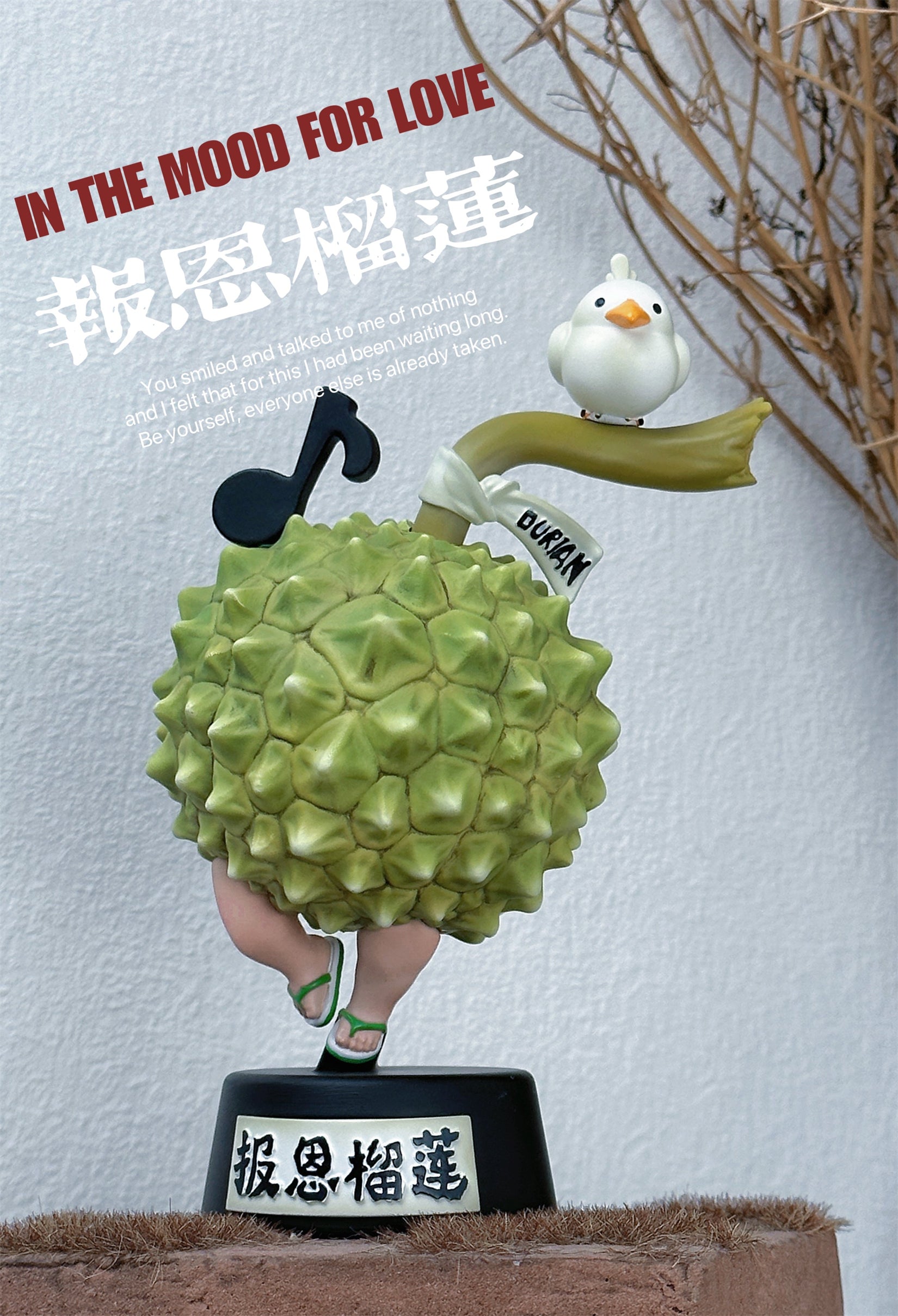 Durian-Fisch-Harz-Tierdekoration 