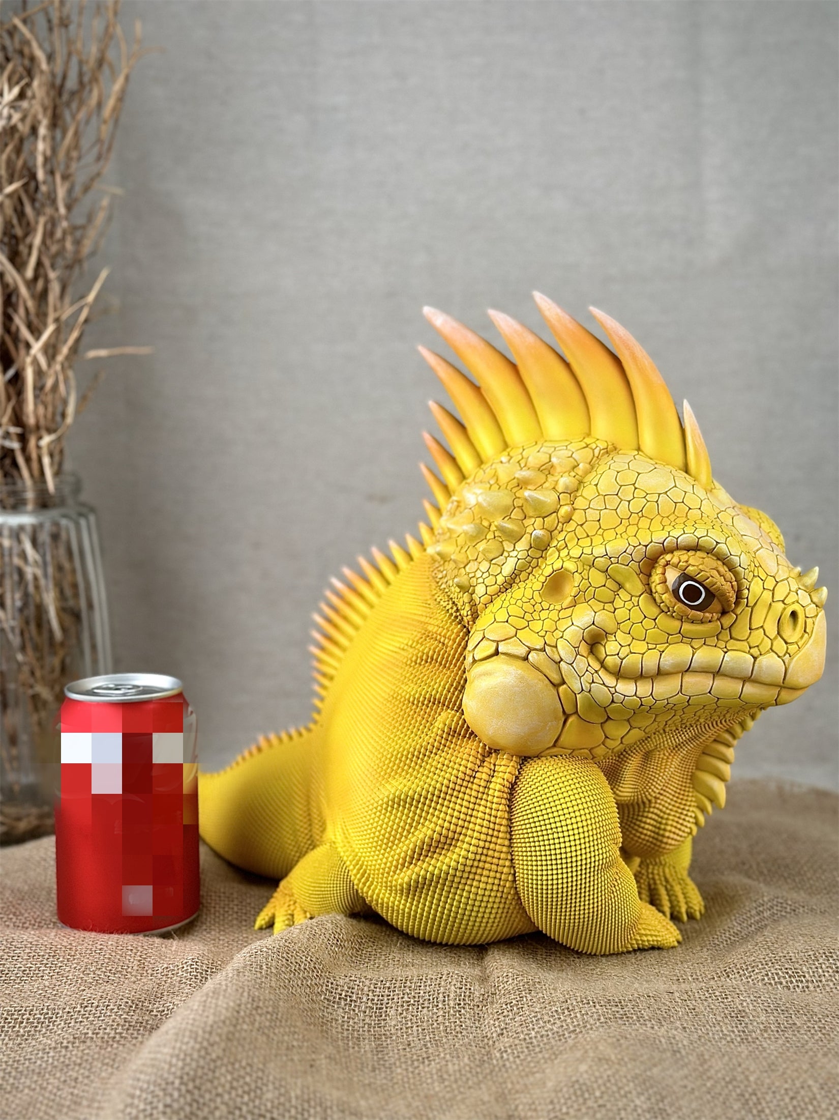 Plus Green Iguana Figure