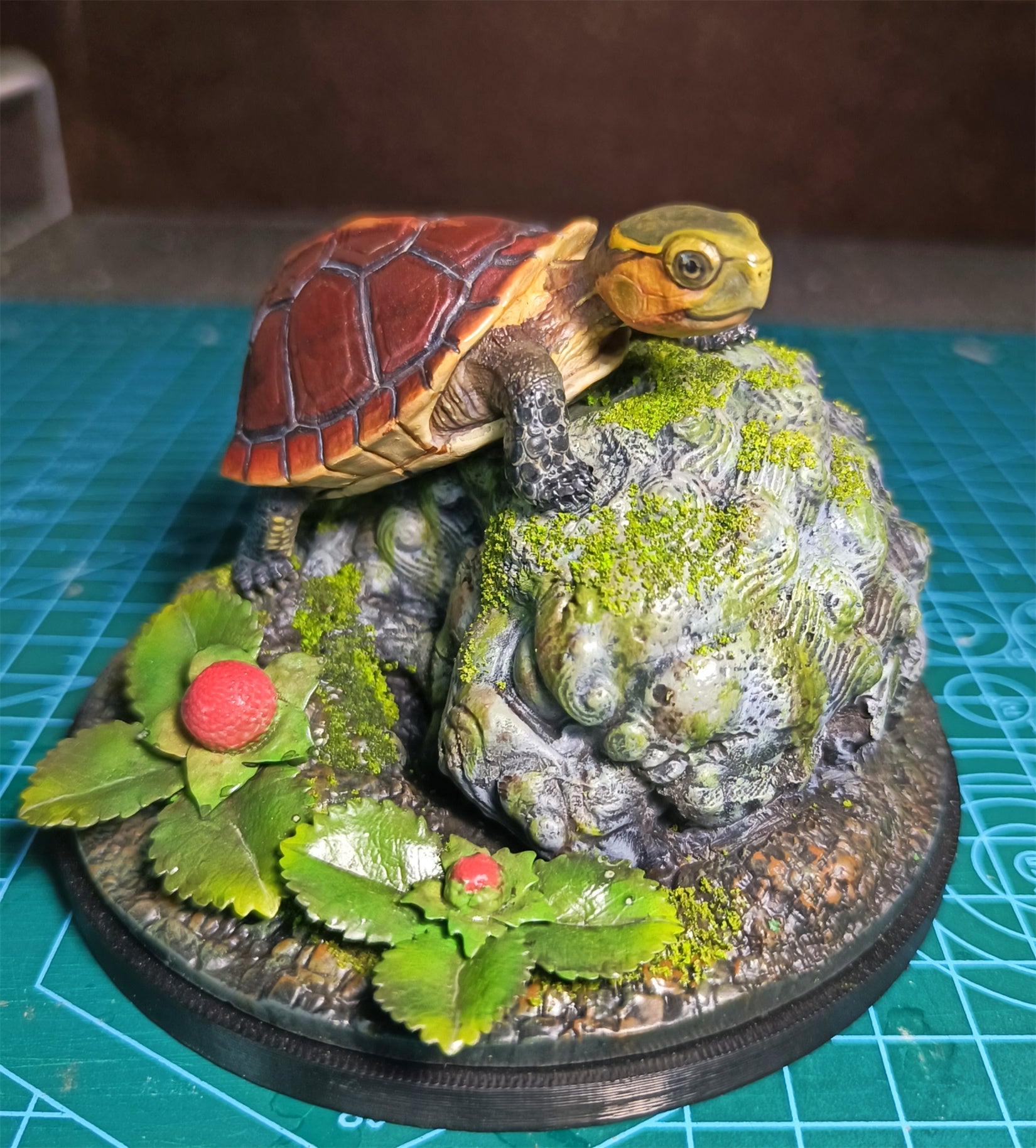 Yellow-margined Box Turtle Baby Model