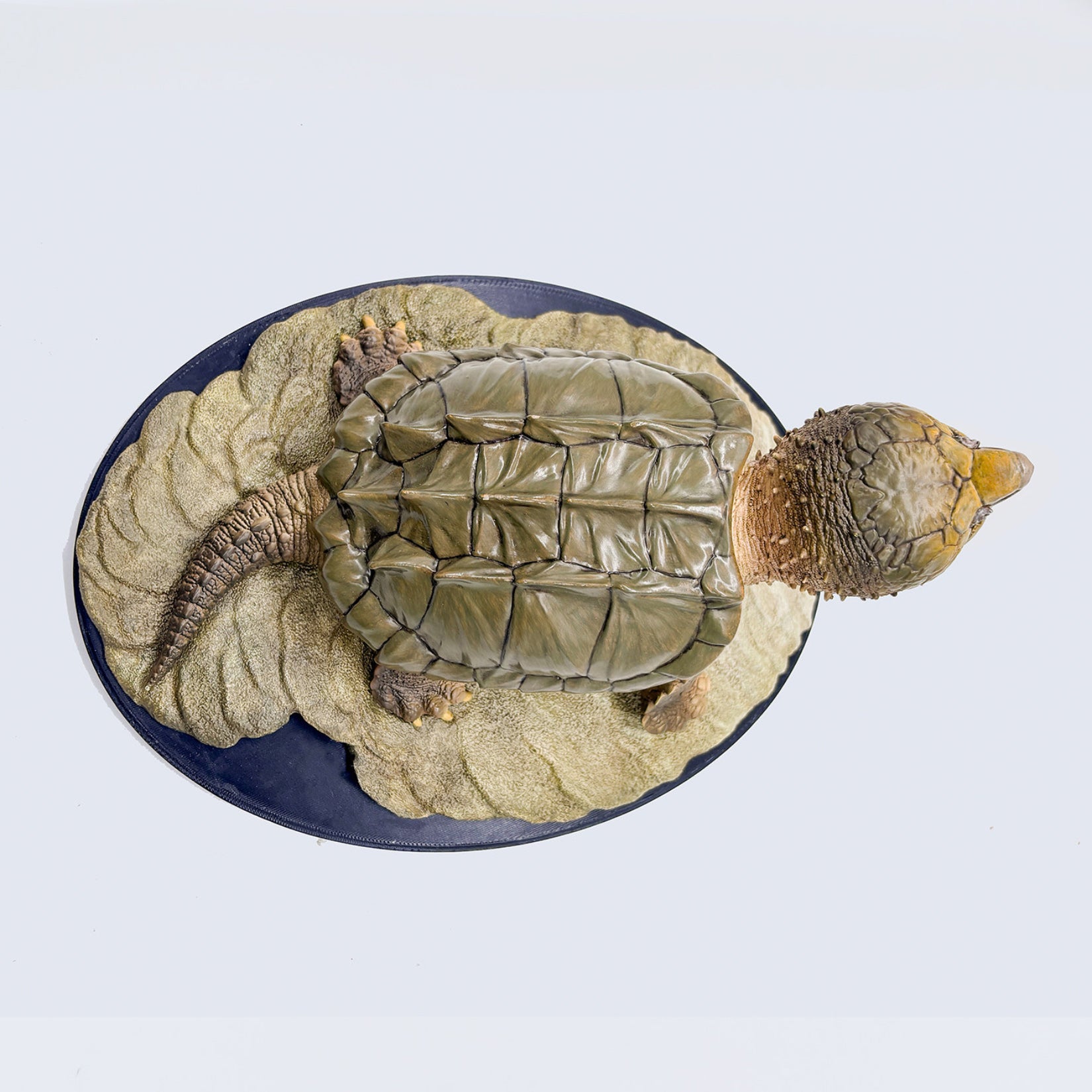 Animal Heavenly Body  Standing Alligator Snapping Turtle Figurine