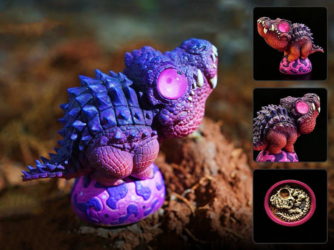 Dino Roll Mahajangasuchus Model