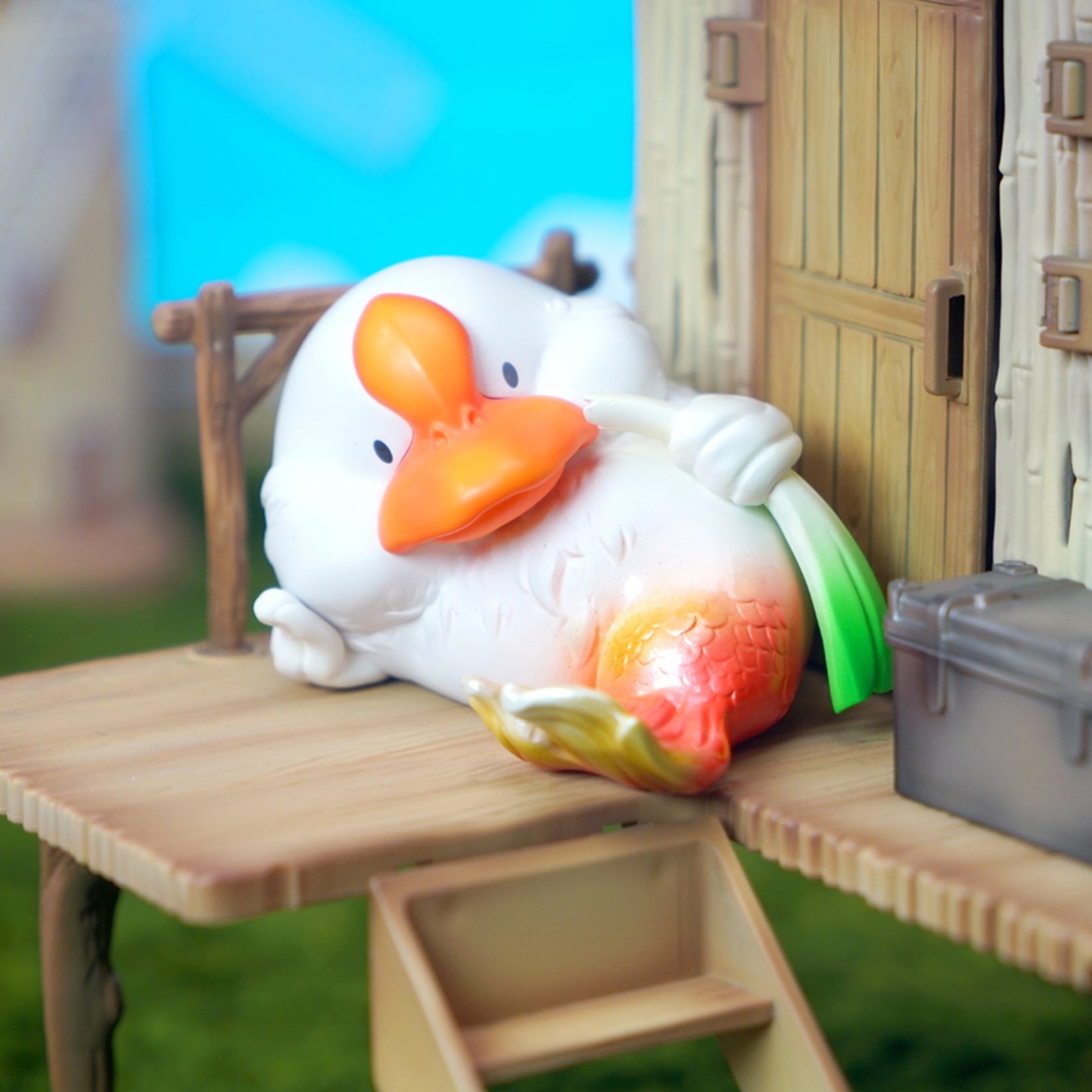 Lucky Duck Statue Animal Figure