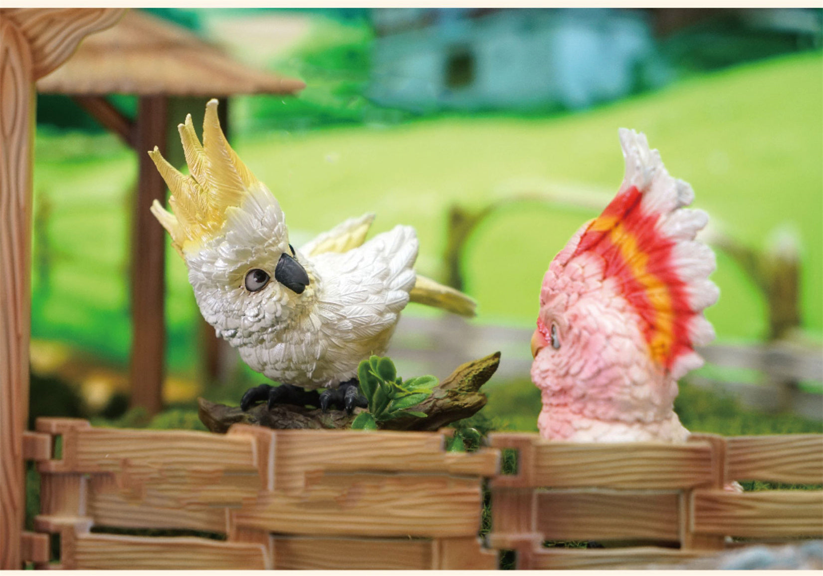 Cacatua Leadbeateri & Cacatua Galerita Parrot Model