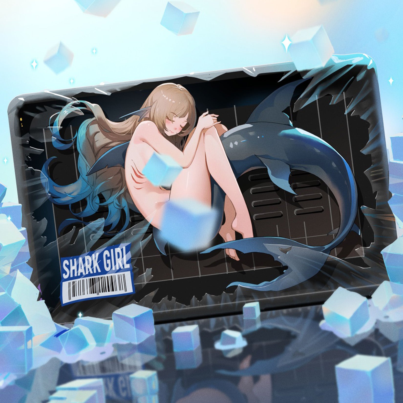 WeArtDoing Shark Girl Doll