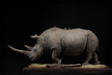 De CLAY Studio White rhinoceros Model
