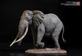 De CLAY Studio African Bush Elephant Scene Statue