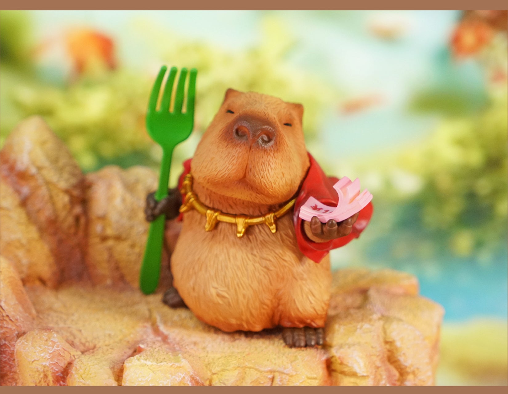 Capybara Figurine Cute Resin Animal Decor