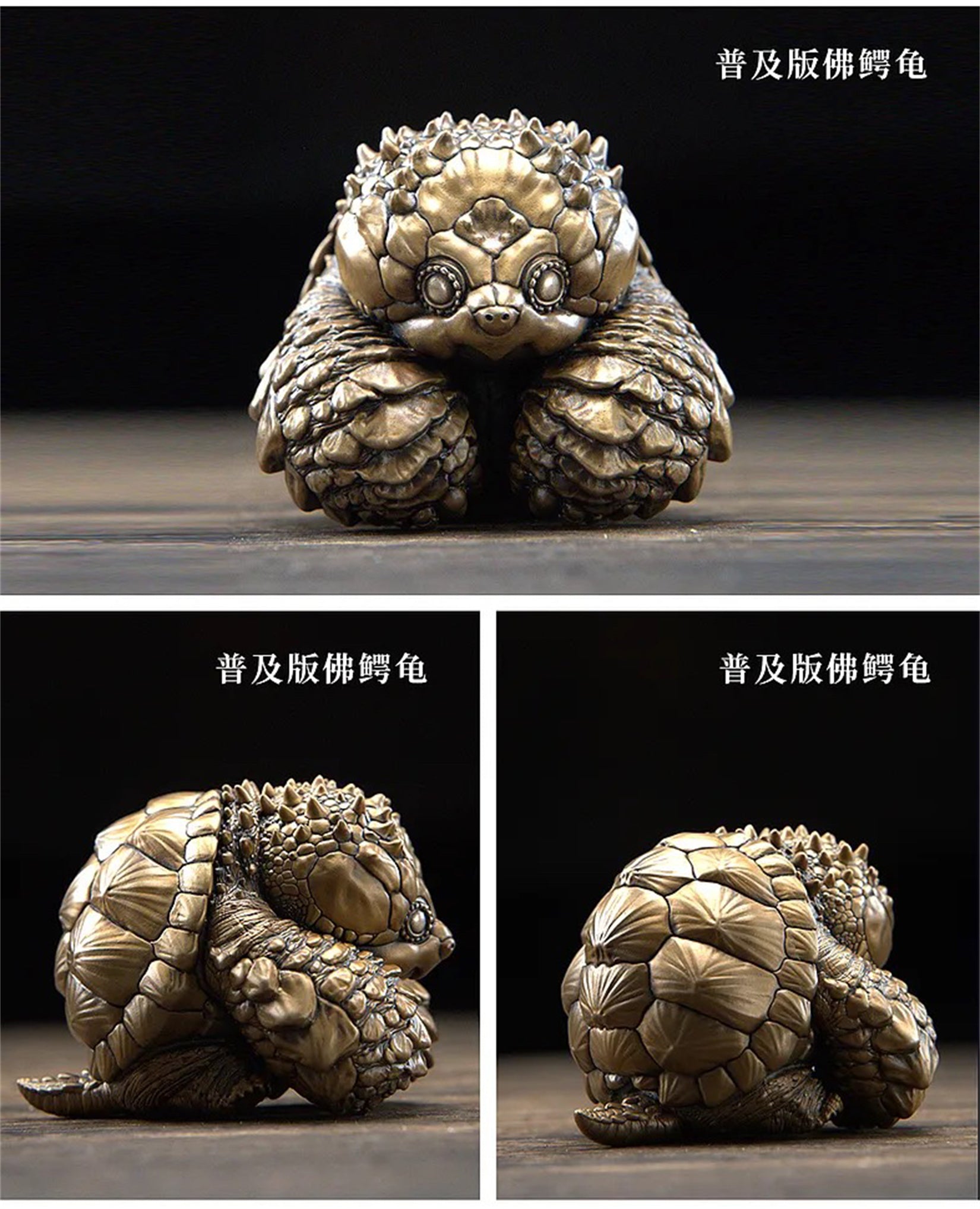 BOWUZHI Studio Bronze Turtle Model