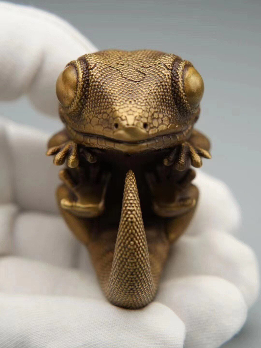 BOWUZHI Studio Bronze Geckos Model