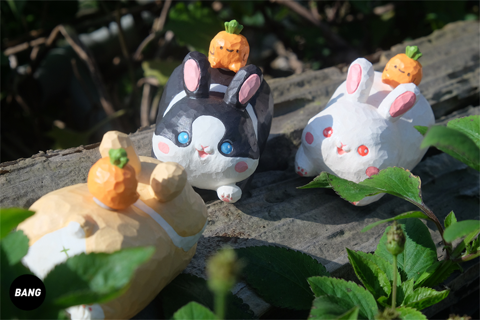 Rabbit Pulling Radish Model