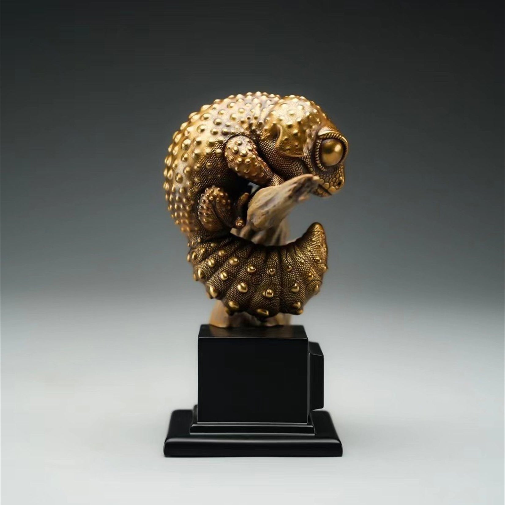 BOWUZHI Studio Bronze Gecko Figurines