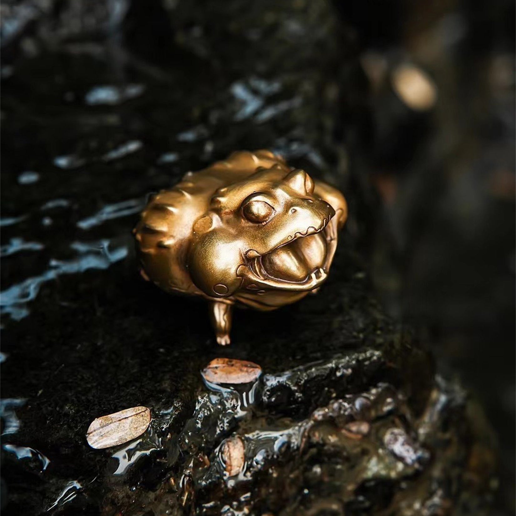 BOWUZHI Studio Toad Statue Frog Model