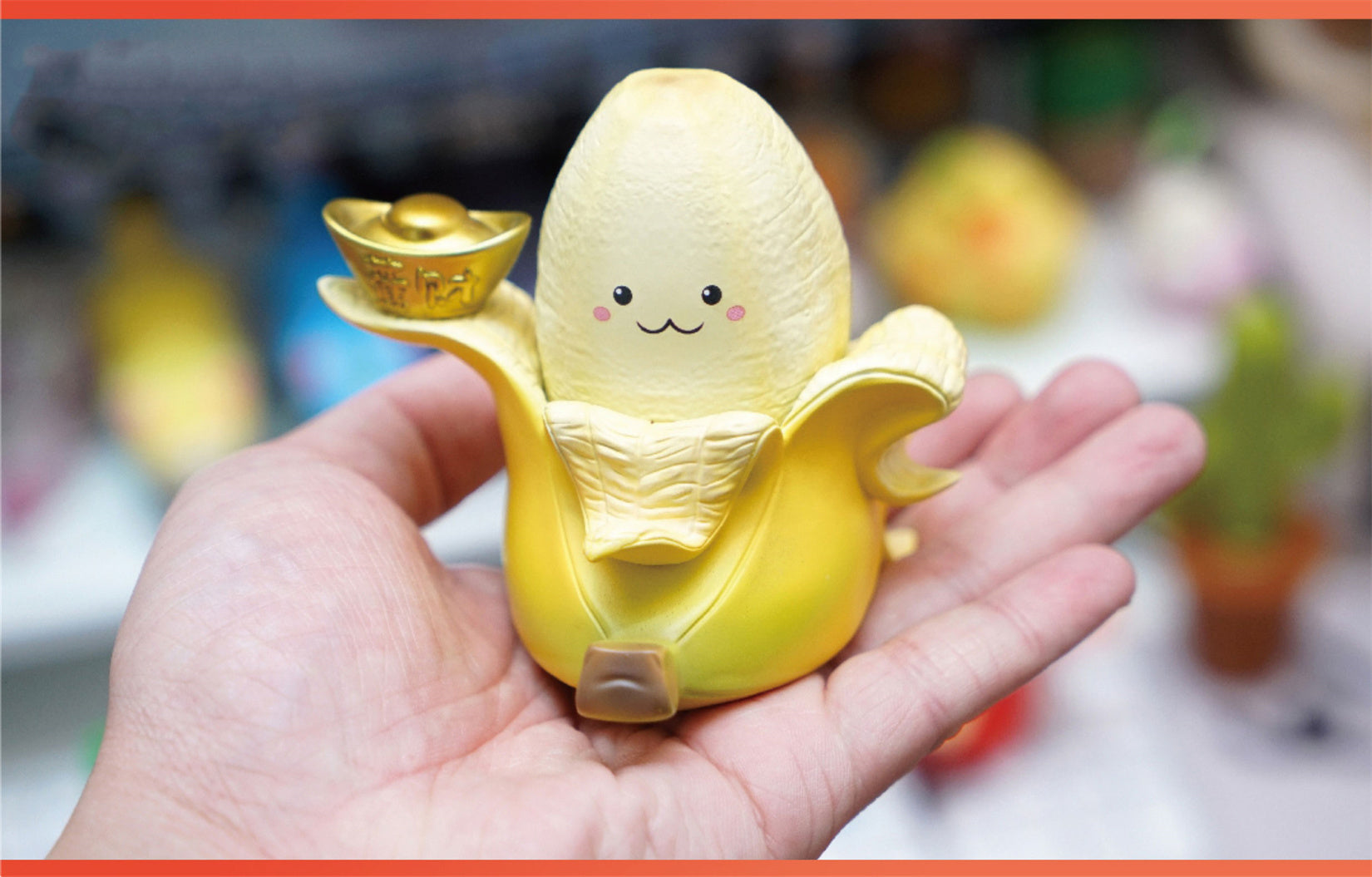 Fortune Bananas Figure Resin Model